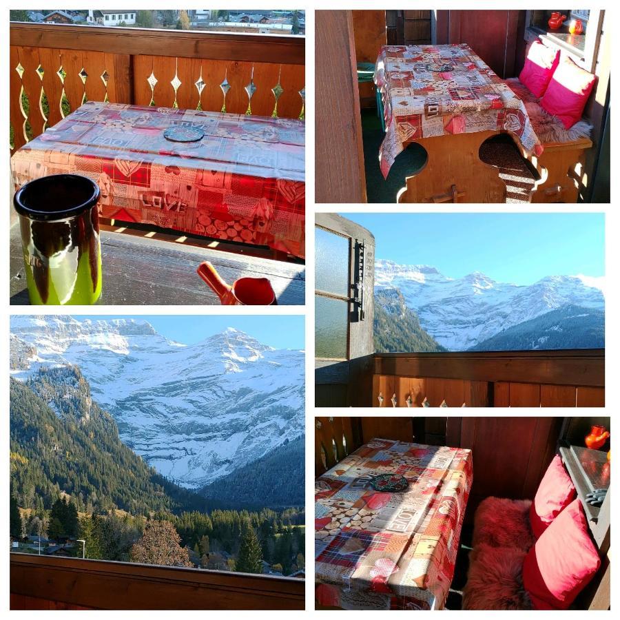 Studio Avec Vue Splendide Sur Les Diablerets Exterior photo