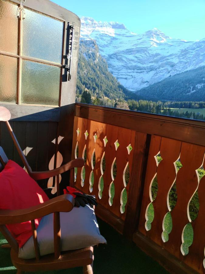 Studio Avec Vue Splendide Sur Les Diablerets Exterior photo
