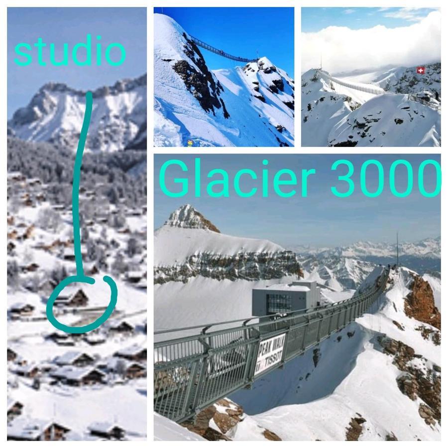 Studio Avec Vue Splendide Sur Les Diablerets Exterior photo