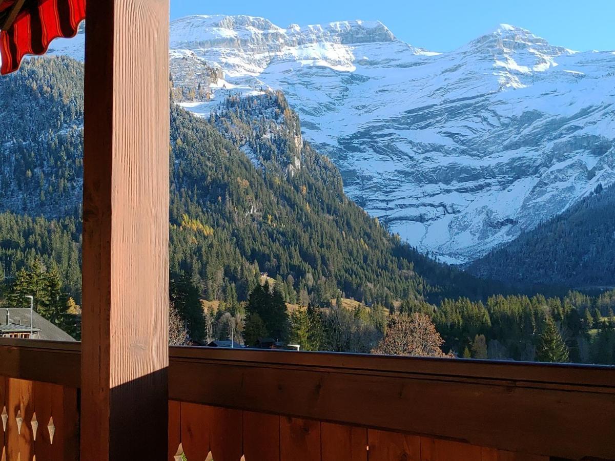 Studio Avec Vue Splendide Sur Les Diablerets Exterior photo