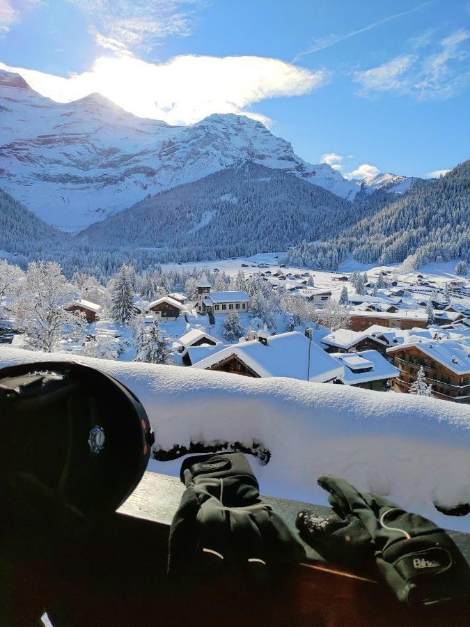 Studio Avec Vue Splendide Sur Les Diablerets Exterior photo
