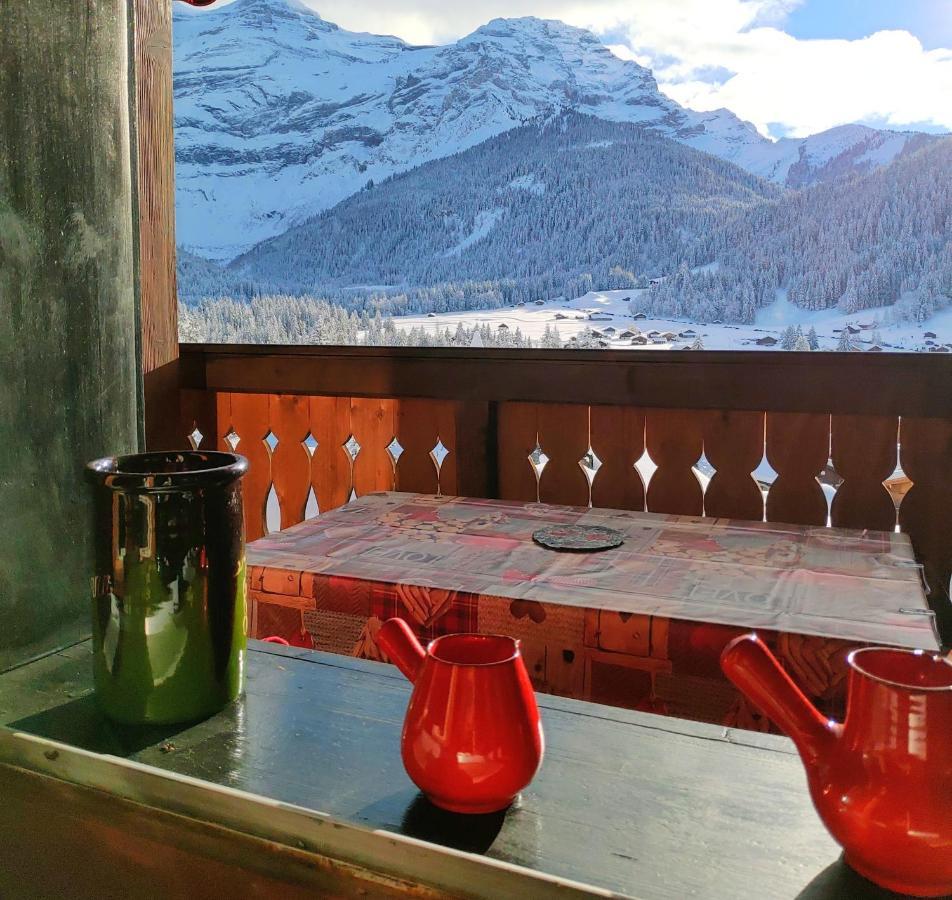 Studio Avec Vue Splendide Sur Les Diablerets Exterior photo