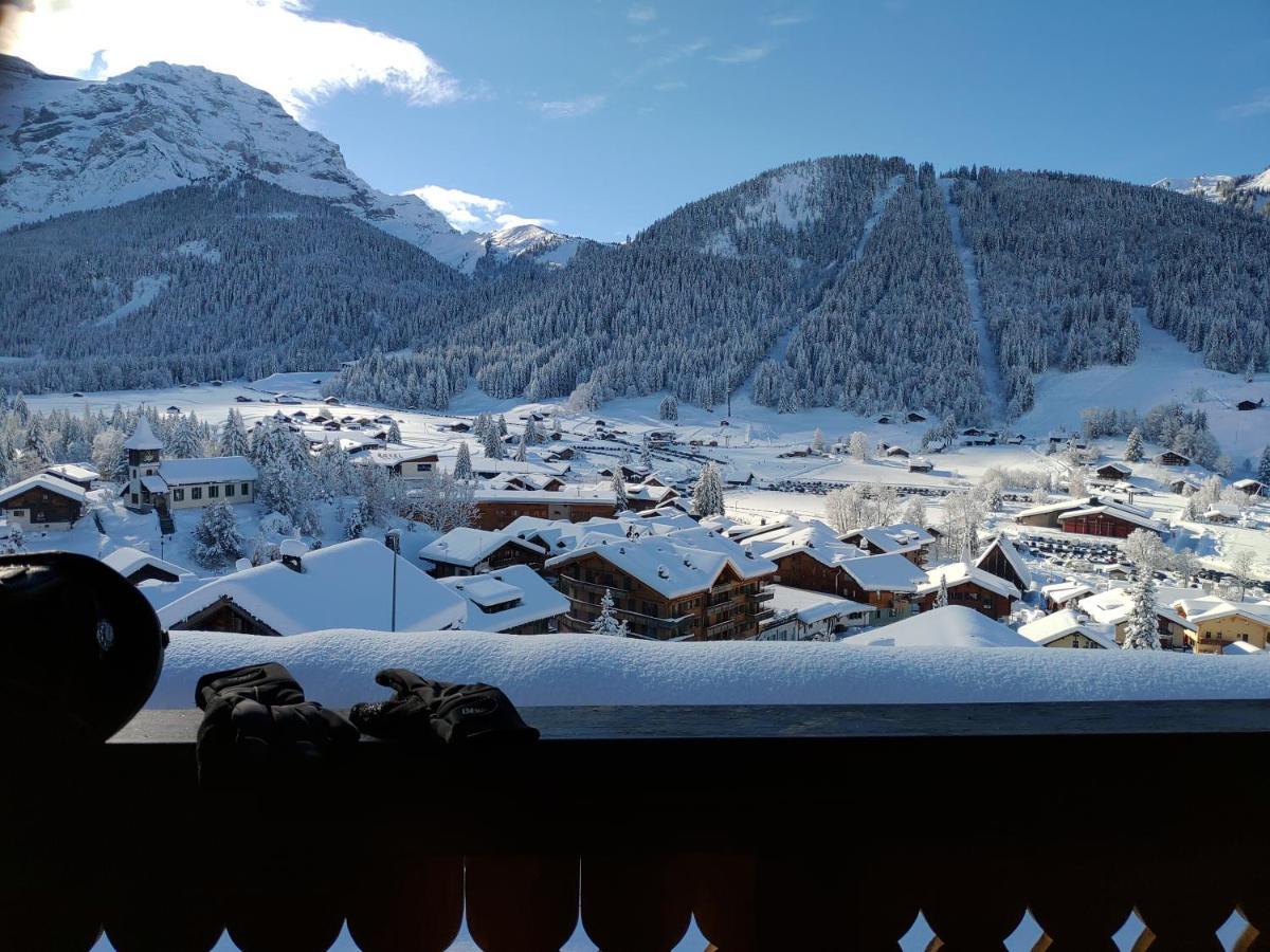 Studio Avec Vue Splendide Sur Les Diablerets Exterior photo