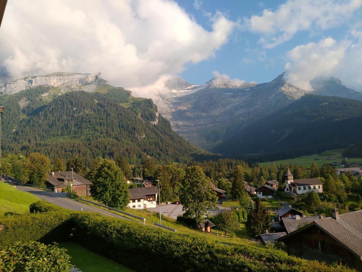 Studio Avec Vue Splendide Sur Les Diablerets Exterior photo