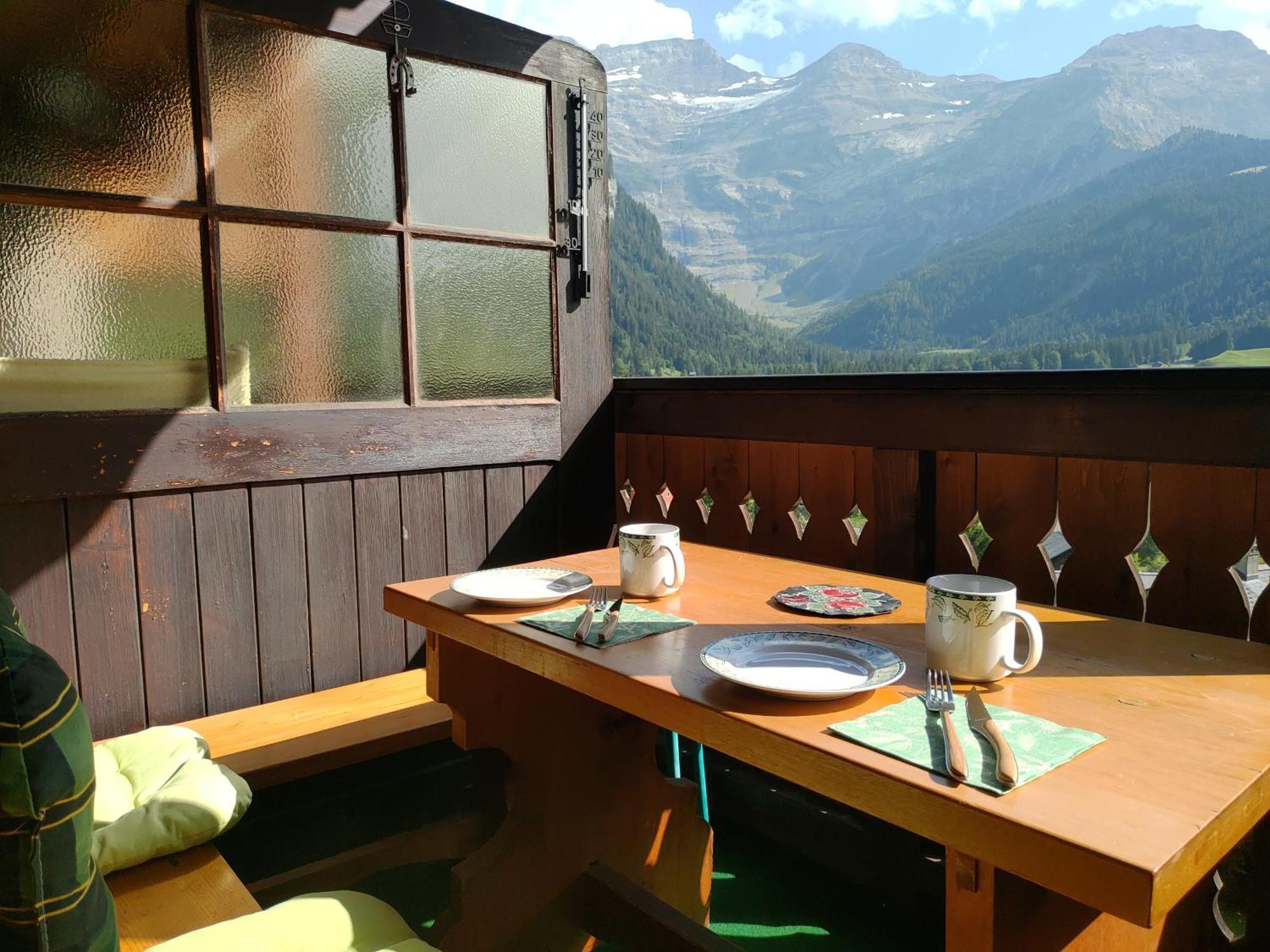Studio Avec Vue Splendide Sur Les Diablerets Exterior photo